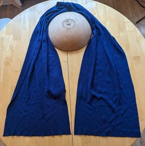 Kit and Ace - Cobalt - Merino rib scarf